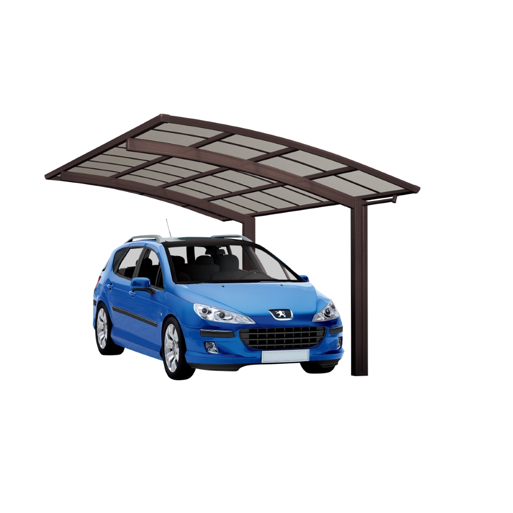 Ximax Carport Portoforte Type 80 495.4 x 270.4 cm 100 kg/sqm Matt brown